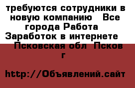 требуются сотрудники в новую компанию - Все города Работа » Заработок в интернете   . Псковская обл.,Псков г.